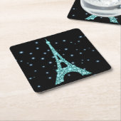 アクアきらきら光るエッフェルタワー スクエアペーパーコースター (アングル)