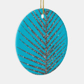 アクアきらめくブルーグリッター セラミックオーナメント (右)