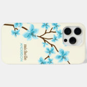 アクアさくらんぼフラスツリー Case-Mate iPhoneケース (裏面 (横))