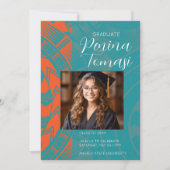 アクアとオレンジ 招待状 (正面)