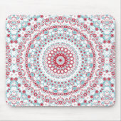 アクアとクリムゾンマンダラパターン マウスパッド (正面)