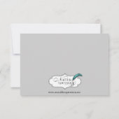 アクアとグレーバンドのヒトデ保存日 招待状 (裏面)