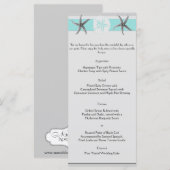 アクアとグレーバンドヒトデ結婚ィスのメニュー メニュー (正面/裏面)