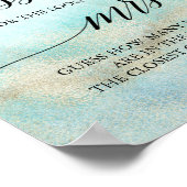 アクアとゴールドビーチのキス当てゲーム ポスター (角)