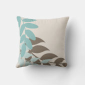 アクアとタンモダンつる植物 クッション (裏面)