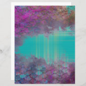 アクアとパープルマーメイドグランジスクラップブックページ (正面/裏面)