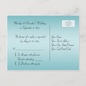 アクアとブラックのジュエル R.S.V.P ポストカード (裏面)