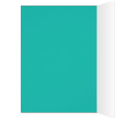 アクアとブラックのフローラテーブル番号カード (内側 (左))