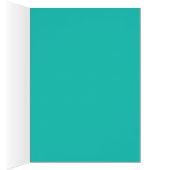 アクアとブラックのフローラテーブル番号カード (内側 (右))