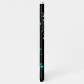 アクアとブラックトロピカルジャングル iPhoneケース (左側)