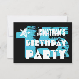 アクアとブラック15誕生日グランジパーティー 招待状