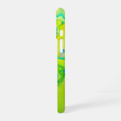 アクアとライムの川 iPhoneケース iPhone 16ケース (左側面)