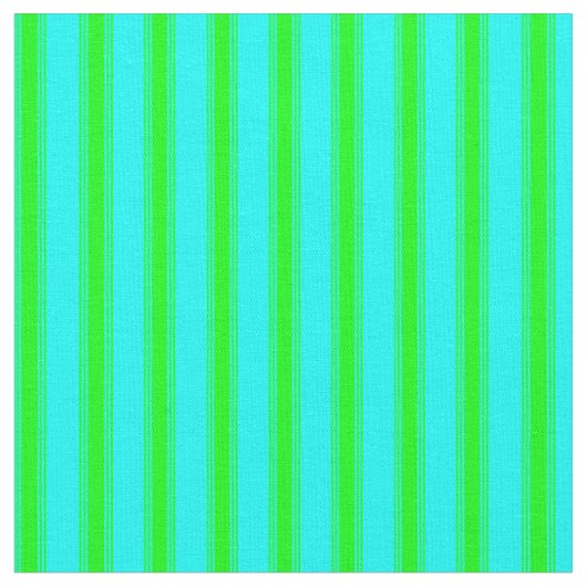 アクアとライムカラーストライプ ファブリック (クローズアップ)