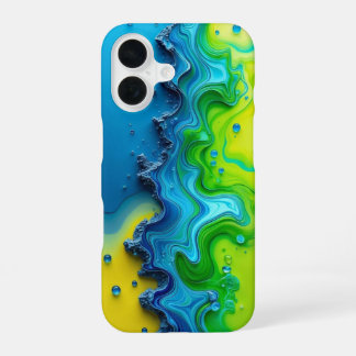 アクアとライム川_電話ケース iPhone 16ケース