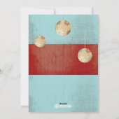 アクアと赤メリーと明るい家族の写真カード シーズンカード (裏面)