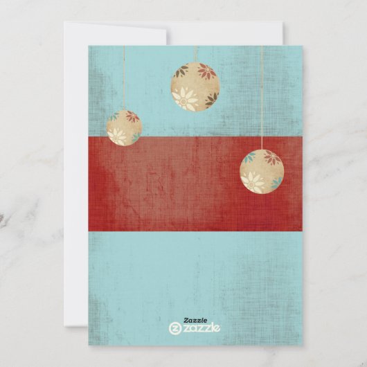 アクアと赤メリーと明るい家族の写真カード シーズンカード (裏面)