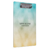 アクアと金ゴールドグラデーション箔 クリップボード (右)