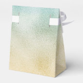 アクアと金ゴールドグラデーション箔 フェイバーボックス (裏面サイド)