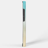 アクアと金ゴールドグラデーション箔 SAMSUNG GALAXYケース (右側面)