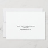 アクアと金ゴールドビーチの駆け落ち発表 案内状 (裏面)