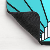 アクアのアールデコ太陽 マウスパッド (コーナー)