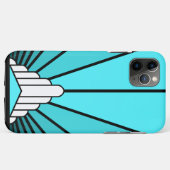 アクアのアールデコ太陽 Case-Mate iPhoneケース (裏面(横))