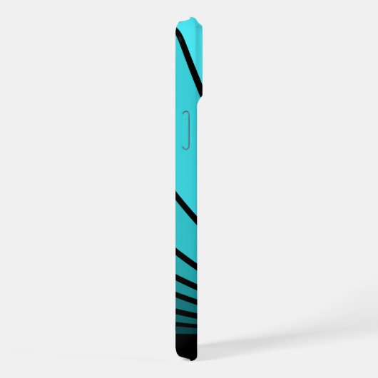 アクアのアールデコ太陽 iPhoneケース (右側面)