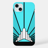 アクアのアールデコ太陽 iPhoneケース (裏面)