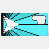 アクアのアールデコ太陽 SAMSUNG GALAXYケース (裏面横)