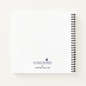 アクアのサボテンと蝶 ノートブック (裏面)