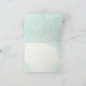 アクアのスターフィッシュとリボンの感謝 サンキューカード (内部)