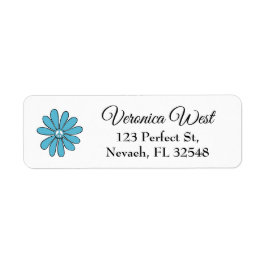 アクアのヒッパイフラワーパワーピースサイン ラベル