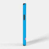 アクアのピンクフラミンゴ iPhoneケース (右側面)
