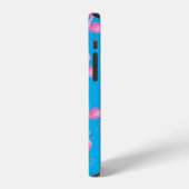 アクアのピンクフラミンゴ iPhoneケース (左側面)