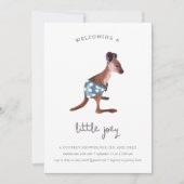 アクアのリトルルー(カスタム文字) 招待状 (正面)