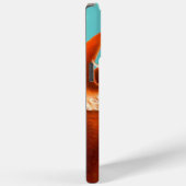 アクアはっきりしたカラフルとオレンジタコ Case-Mate iPhoneケース (裏面 / 右)