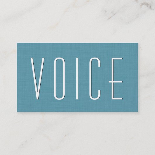 アクアアクターシンプルスタイルV50 名刺 (正面)