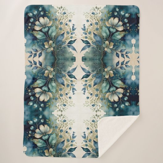 アクアアルボレタム魅惑的な葉シェルパブランケット シェルパブランケット (正面)