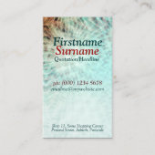 アクアアース抽象芸術名刺 名刺 (正面)