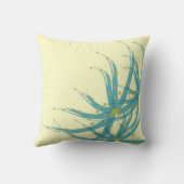 アクアイエローとチャートレモダンーズフローラ枕 クッション (裏面)