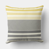 アクアイエローグレーリバーシブルアローヘリンボーン クッション (裏面)