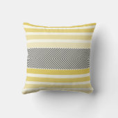 アクアイエローグレーリバーシブルアローヘリンボーン クッション (裏面)