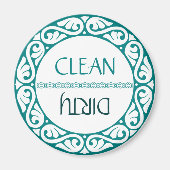 アクアインフィニティスクロールパターン マグネット (正面)