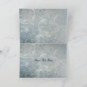 アクアウィンターウェディングありがとう サンキューカード (内部)