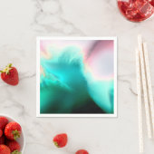 アクアウェーブ抽象芸術アートペーパーナプキン スタンダードカクテルナプキン (インサイチュ)