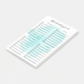 アクアウォーターのカラースプラッシュが整理 ポストイット (アングル)