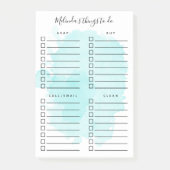 アクアウォーターのカラースプラッシュが整理 ポストイット (正面)