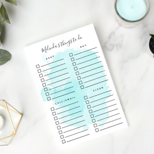 アクアウォーターのカラースプラッシュが整理 ポストイット
