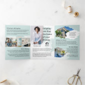 アクアウォーターカラーフロントドアエテ実在ートマーケティング 三つ折りカード (内部)