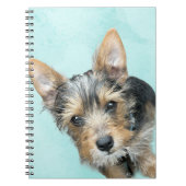 アクアウォーターカラーペットフォト ノートブック (正面)